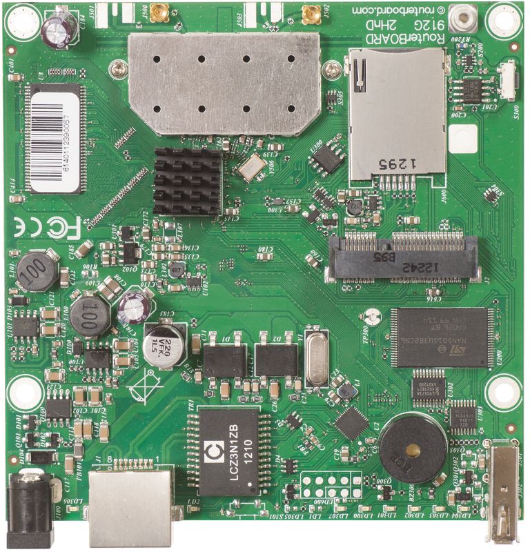 RB912UAG-2HPnD -- 1ǧڣ1MiniPCI-e