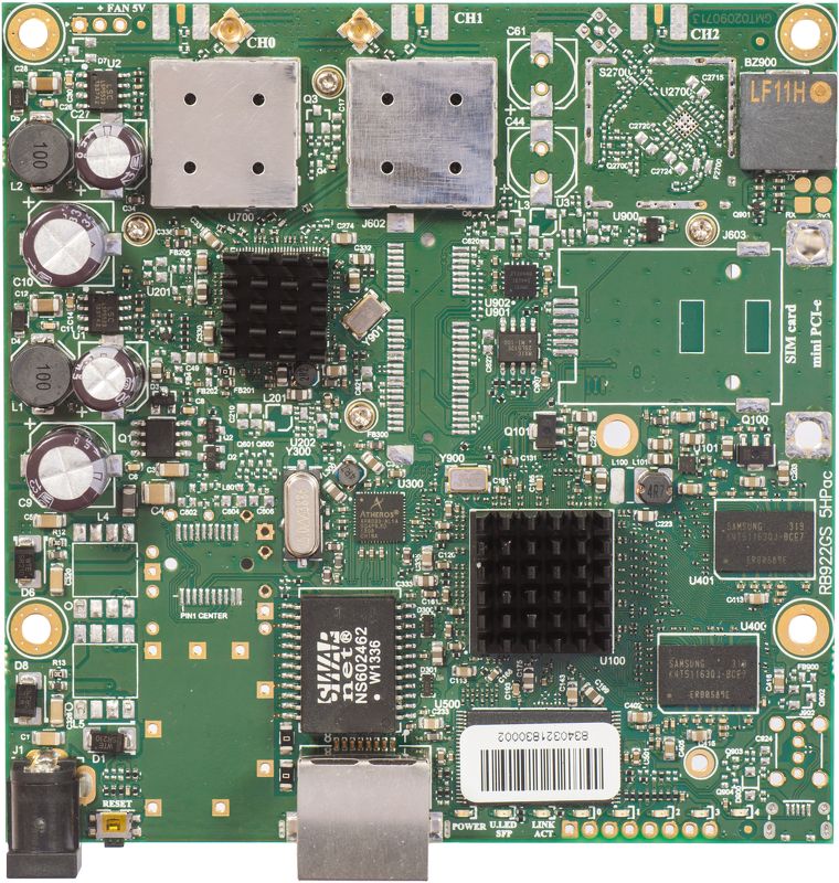 RB911G-5HPacD -- 1ǧڣ802.11acCPE